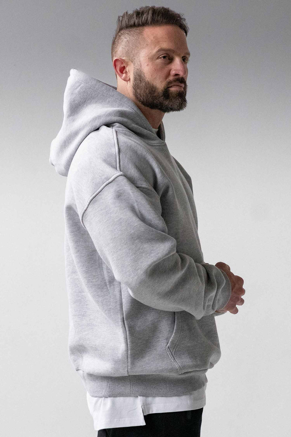 Oversized Hoodie Heather Gray
