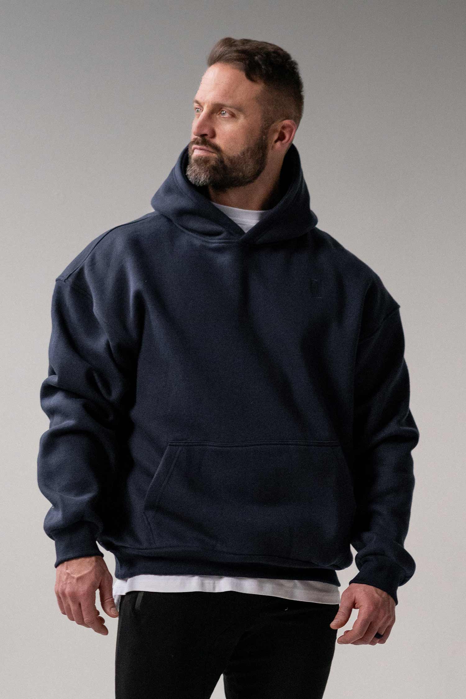 Oversized Hoodie Navy