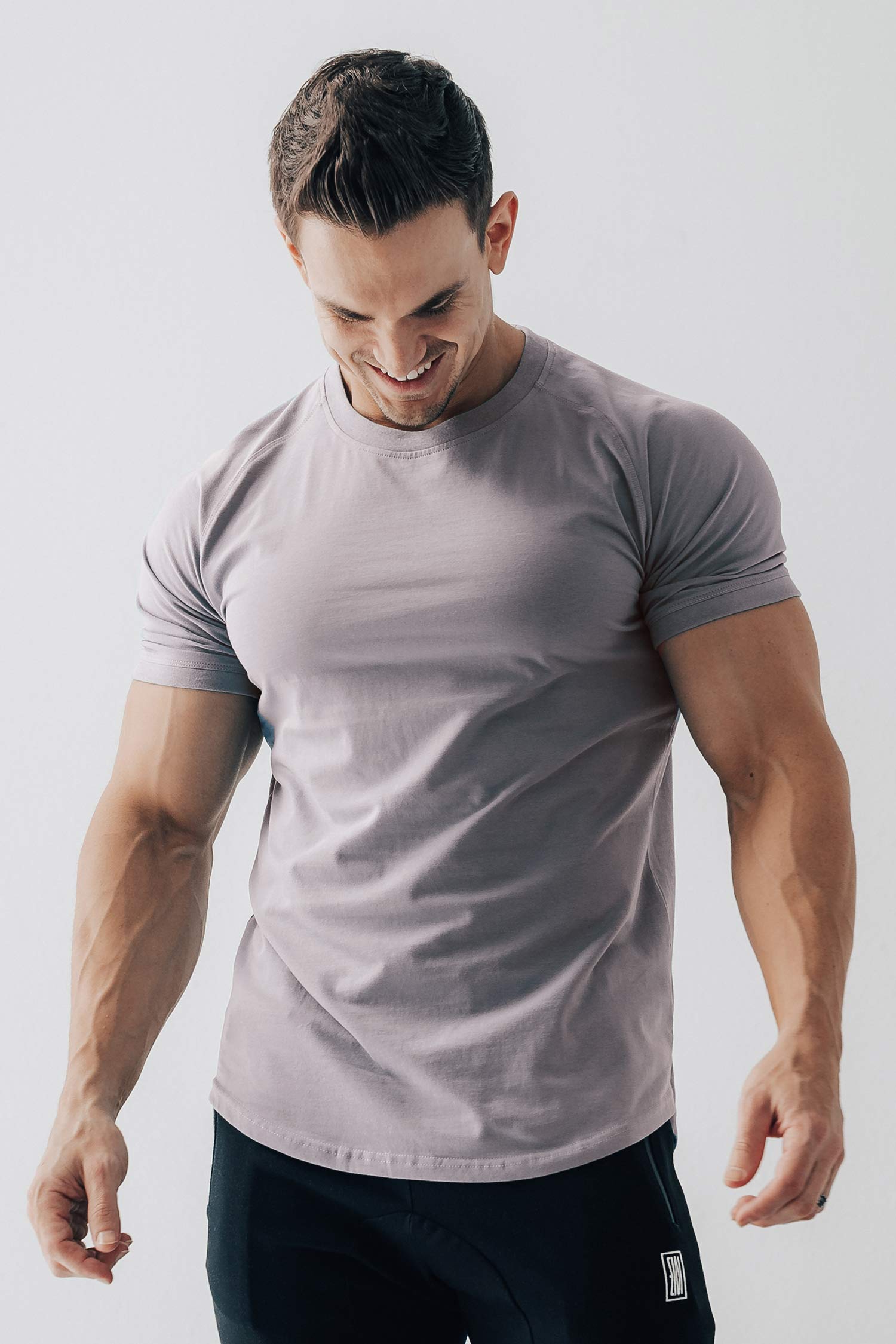 Curved Scoop Hem Tee Opal