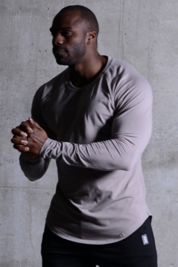 Scoop Long Sleeve Opal Gray