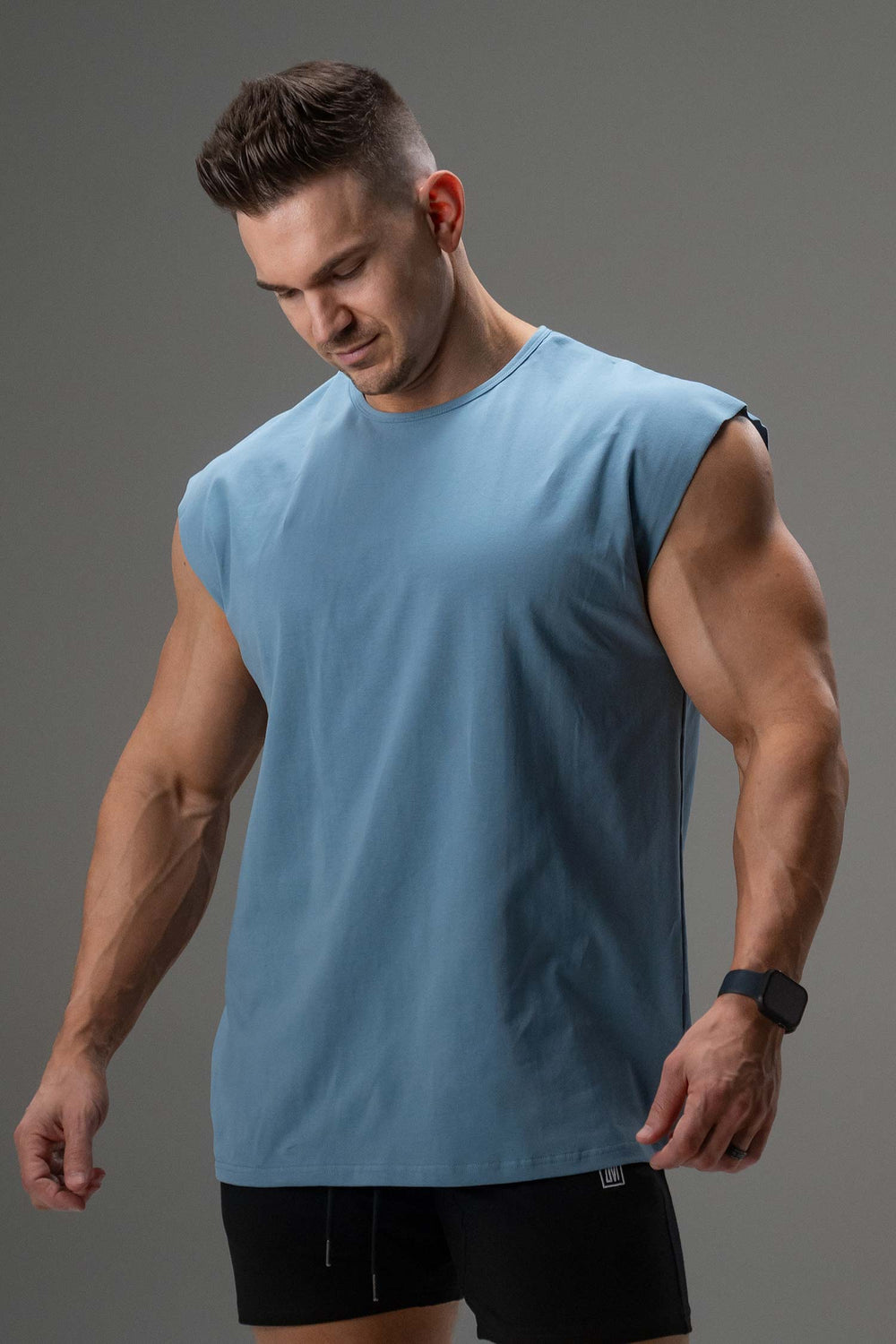 Signature Shoulder Tee Arctic