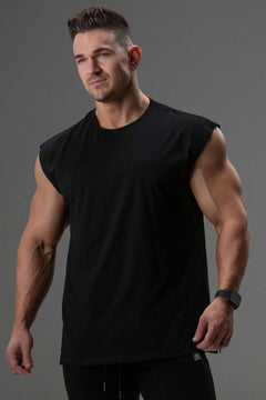Signature Shoulder Tee Black