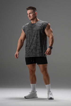 Signature Shoulder Tee Dark Camo