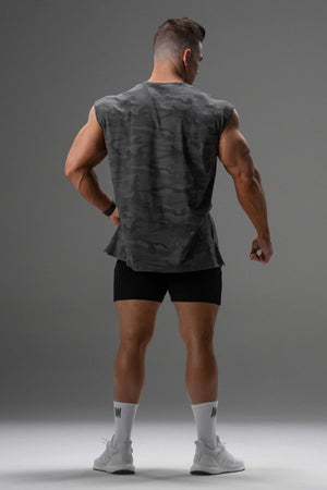 Signature Shoulder Tee Dark Camo