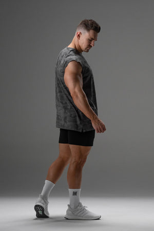 Signature Shoulder Tee Dark Camo