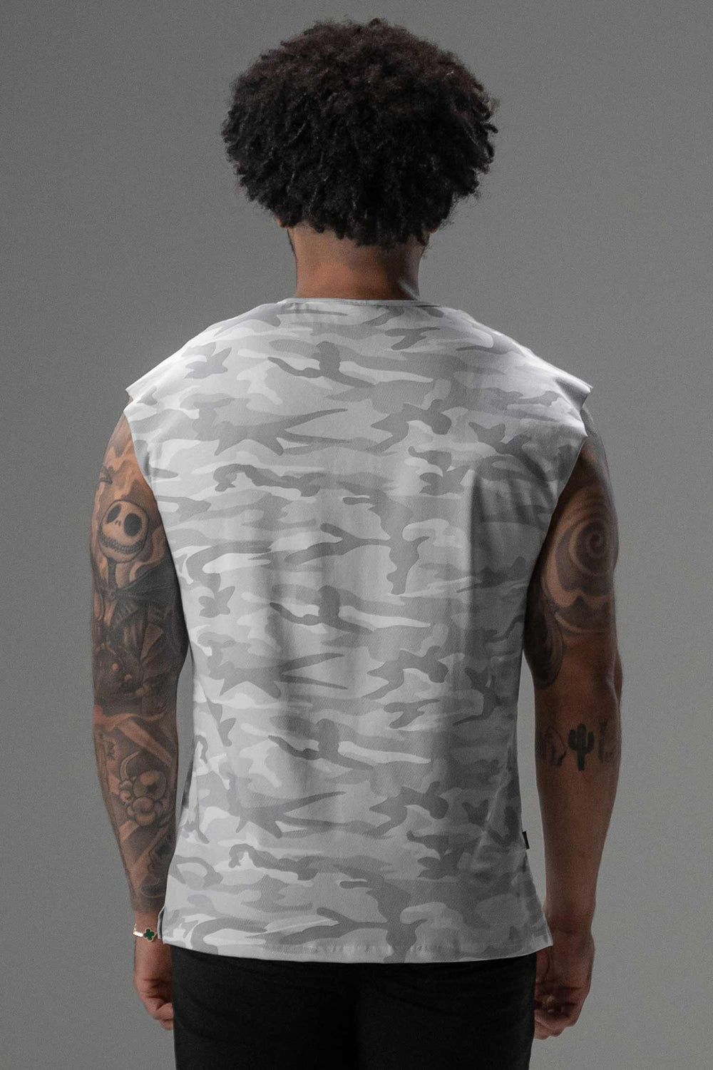Signature Shoulder Tee White Camo
