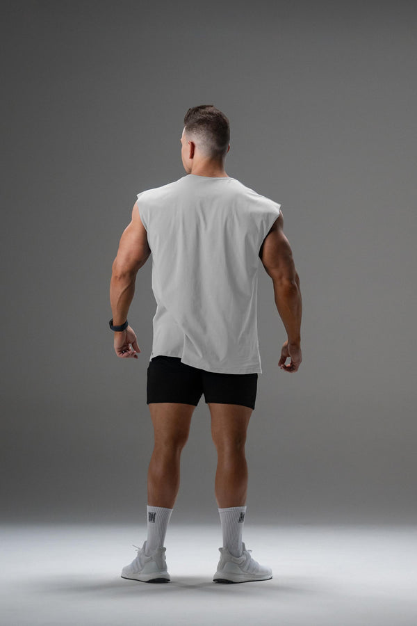 Signature Shoulder Tee White