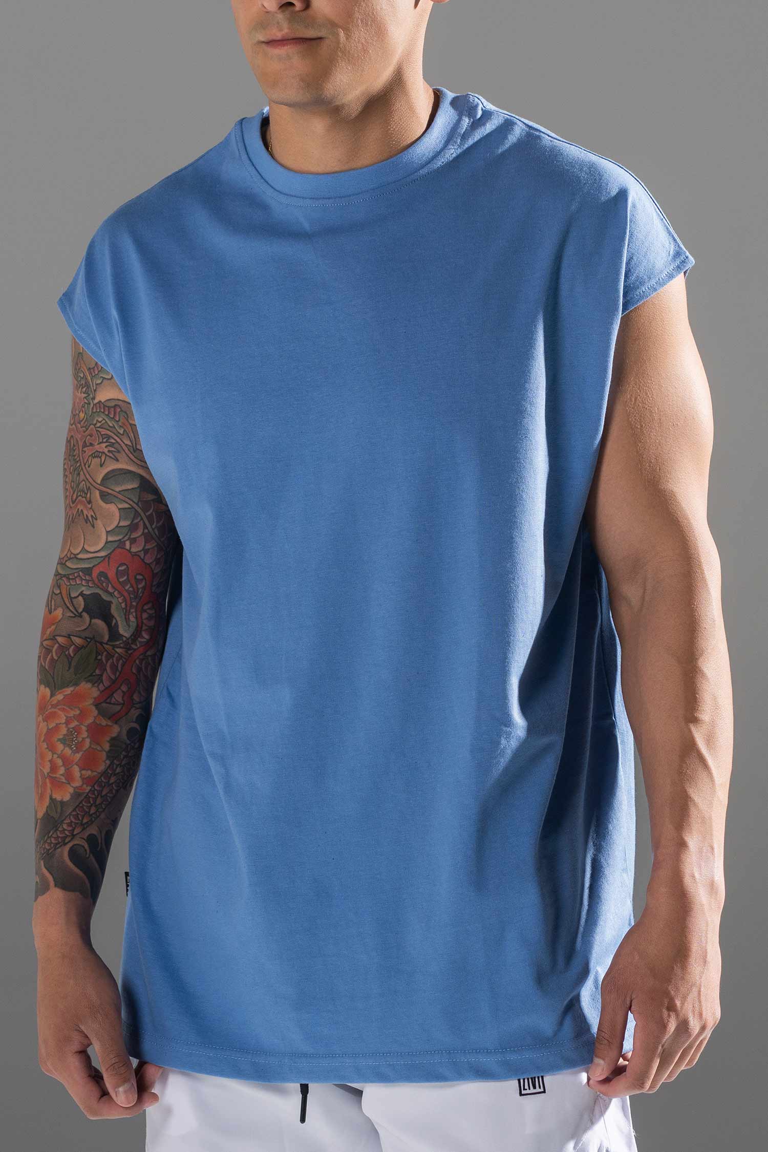 Oversized Shoulder Tee Arctic