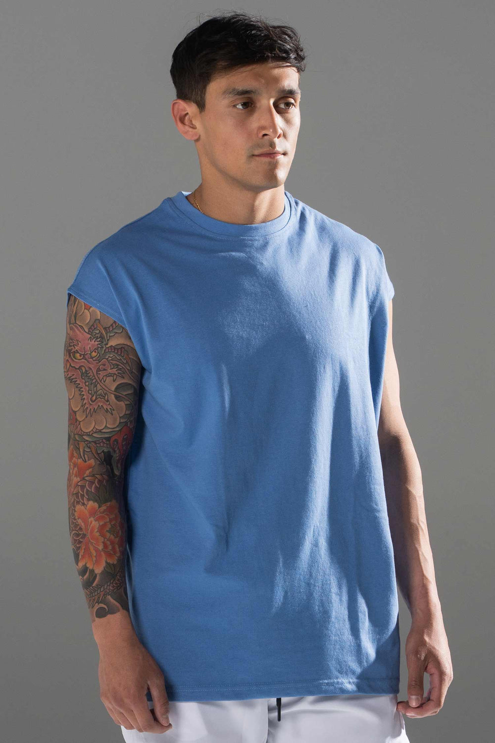 Oversized Shoulder Tee Arctic