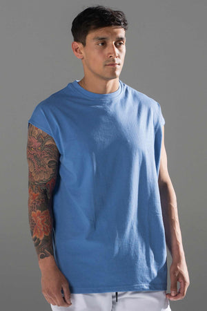 Oversized Shoulder Tee Arctic