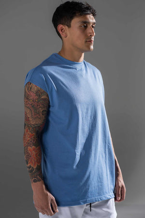 Oversized Shoulder Tee Arctic