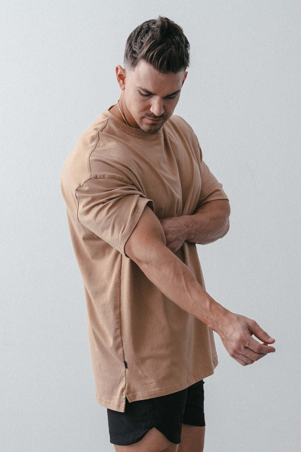 Oversized Tee Almond