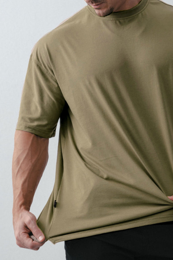 Oversized Tee Khaki Green