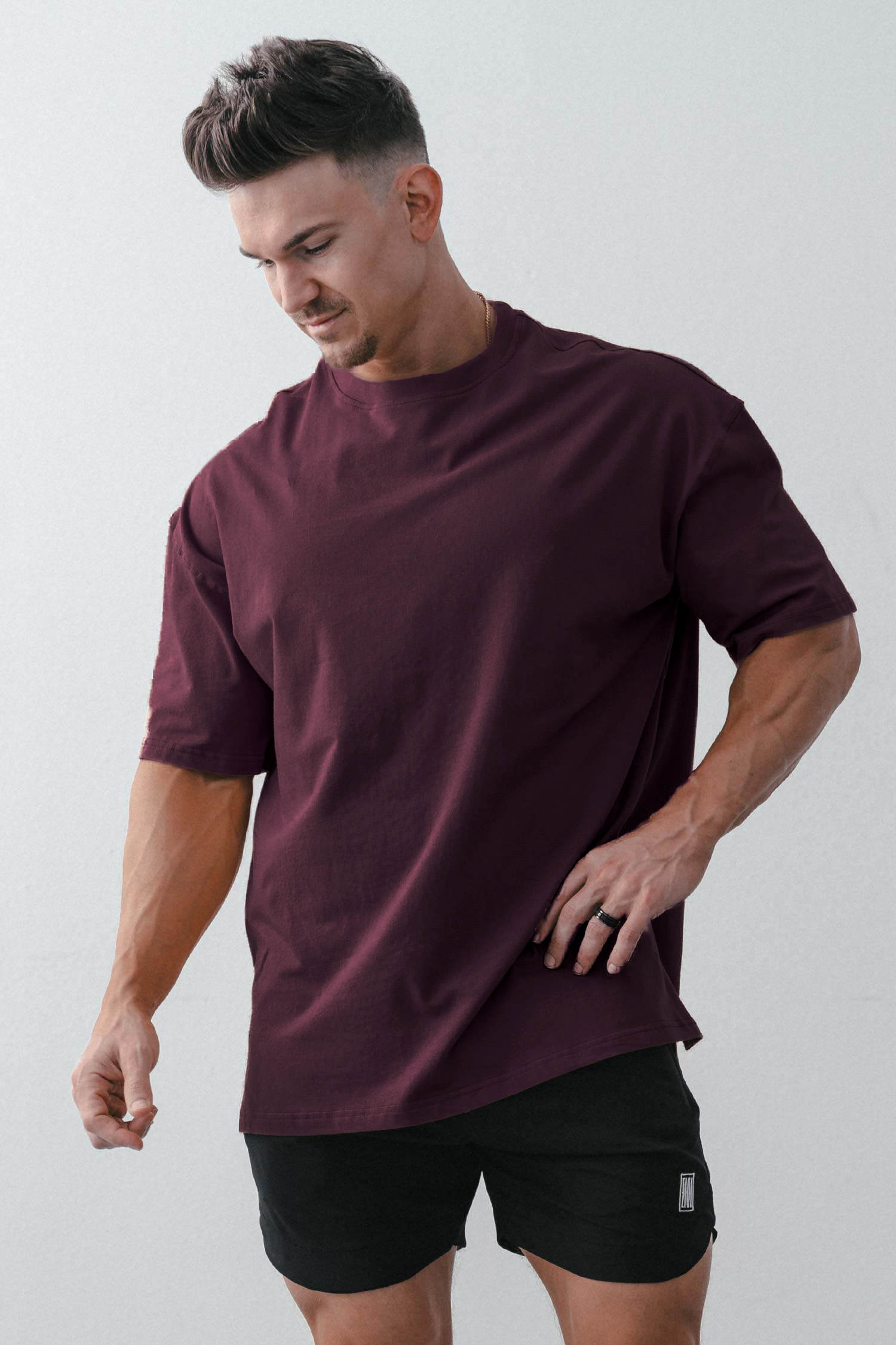 Oversized Tee Merlot