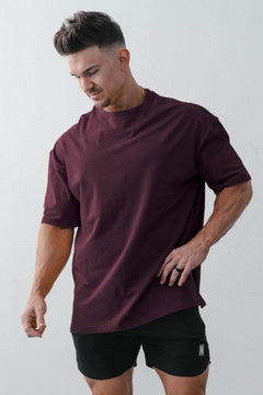 Oversized Tee Merlot