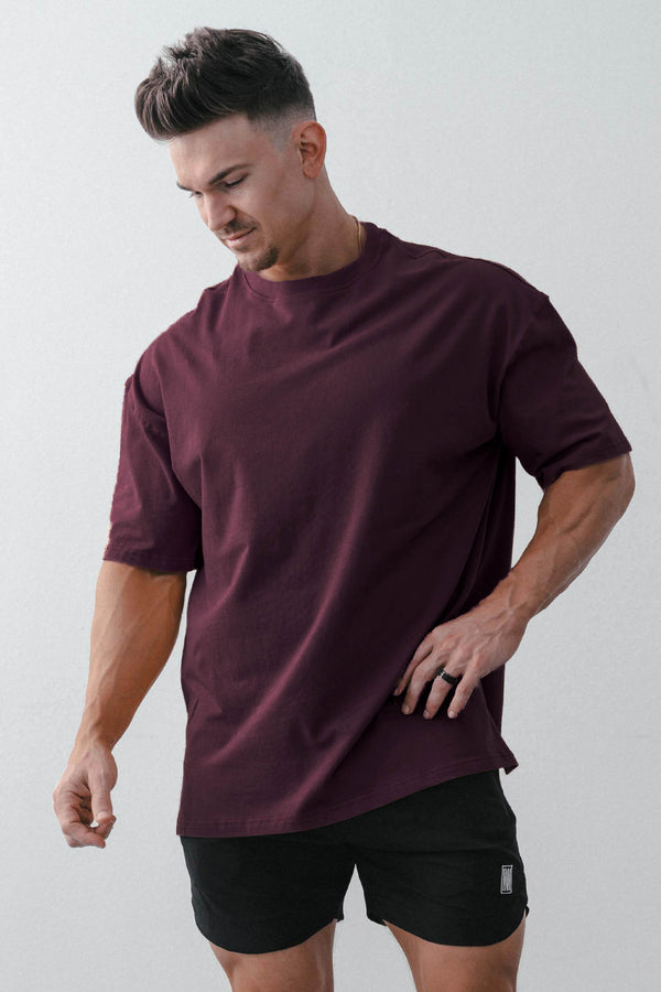 Oversized Tee Merlot