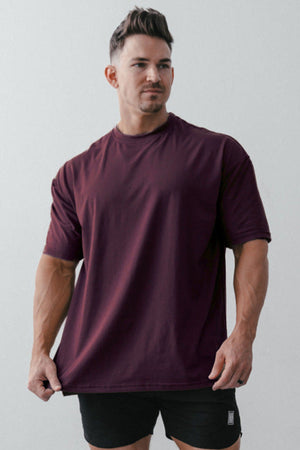 Oversized Tee Merlot