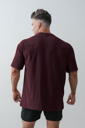 Oversized Tee Merlot
