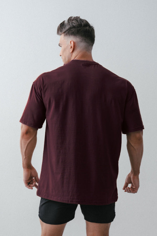 Oversized Tee Merlot