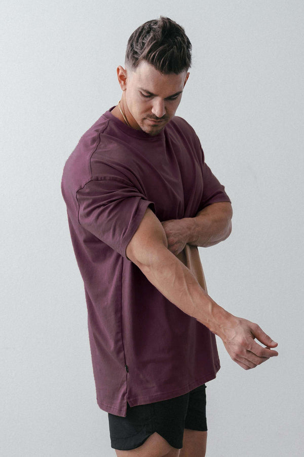 Oversized Tee Merlot