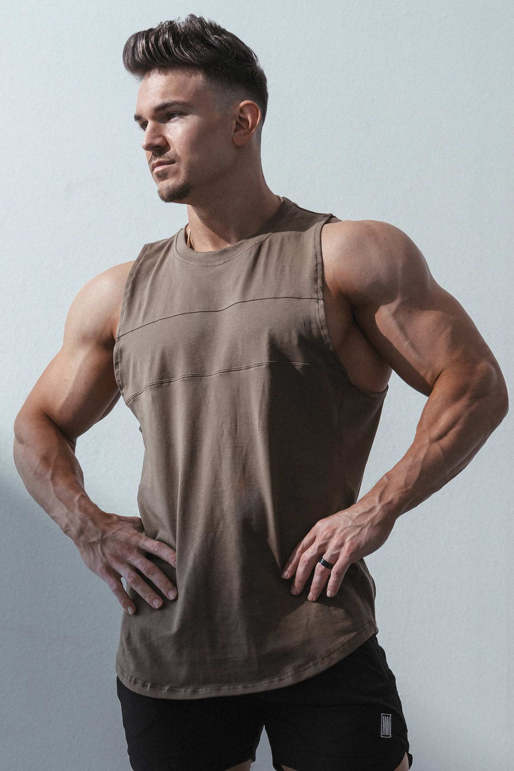 Panel Tank Khaki Green