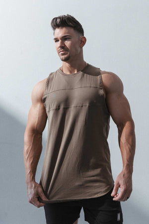 Panel Tank Khaki Green