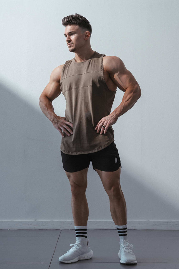 Panel Tank Khaki Green