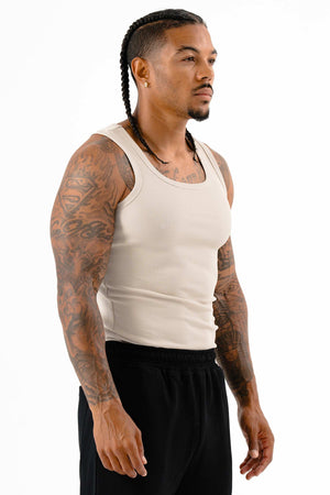 Ribbed Tank Clay