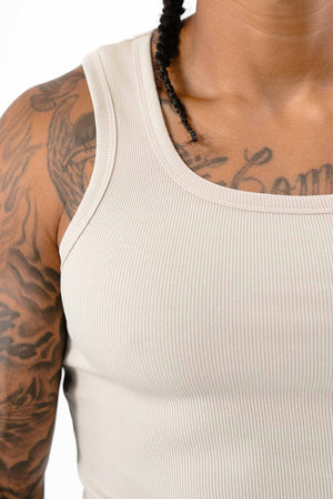 Ribbed Tank Clay