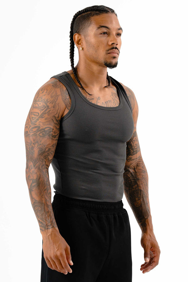 Ribbed Tank Coal