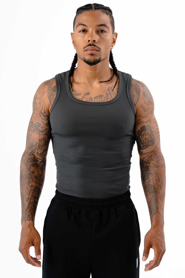 Ribbed Tank Coal