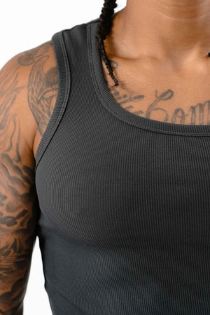 Ribbed Tank Coal