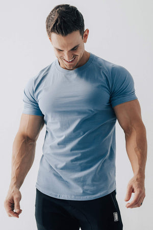 Curved Scoop Hem Tee Arctic