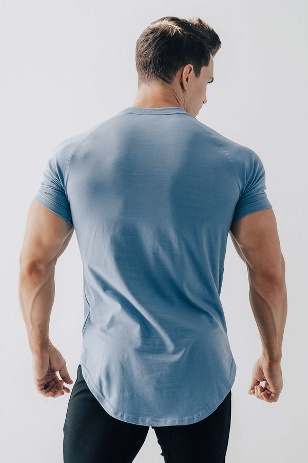 Curved Scoop Hem Tee Arctic