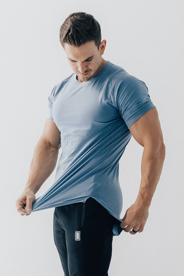 Curved Scoop Hem Tee Arctic