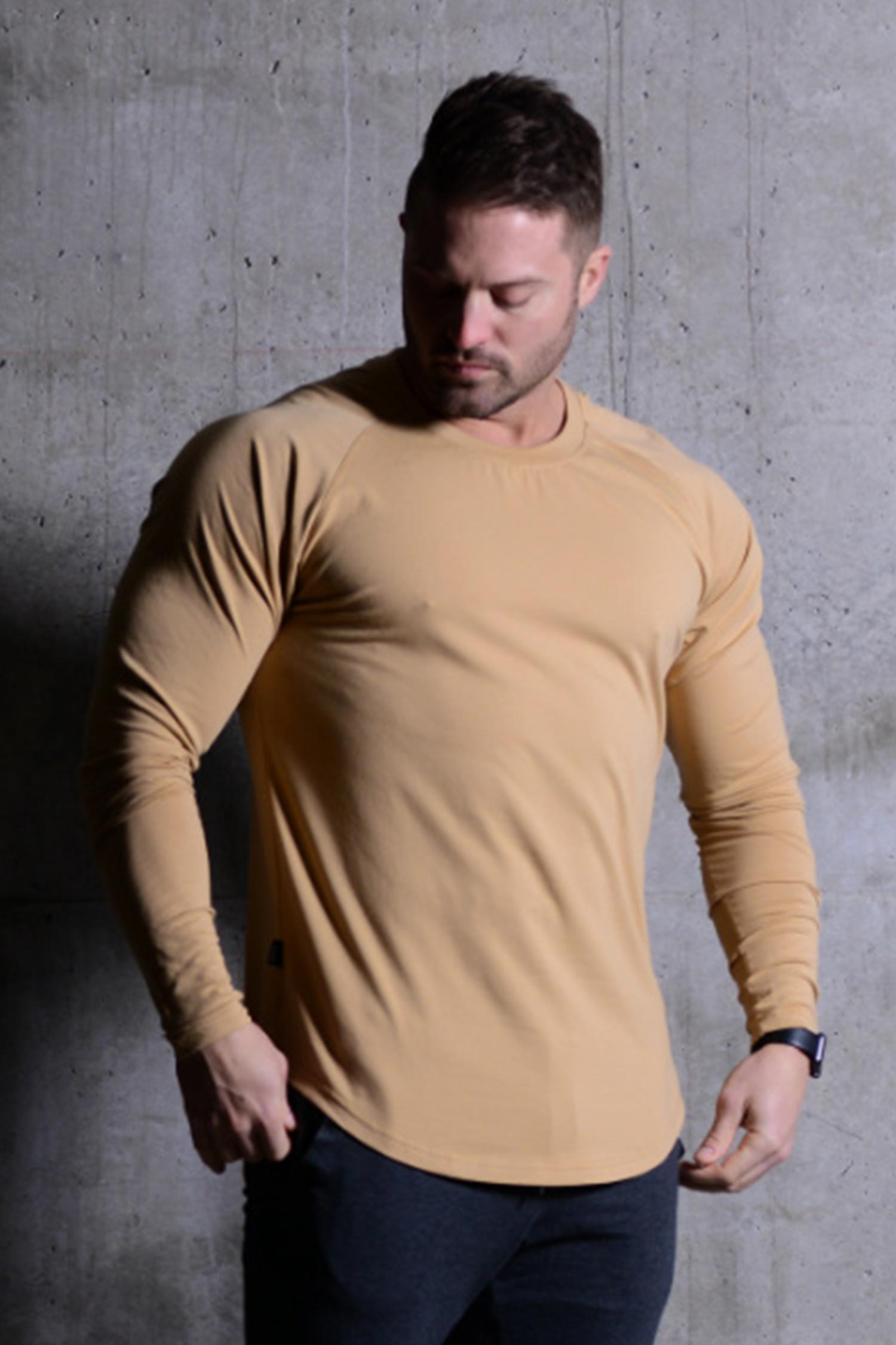 Scoop Long Sleeve Frosted Almond