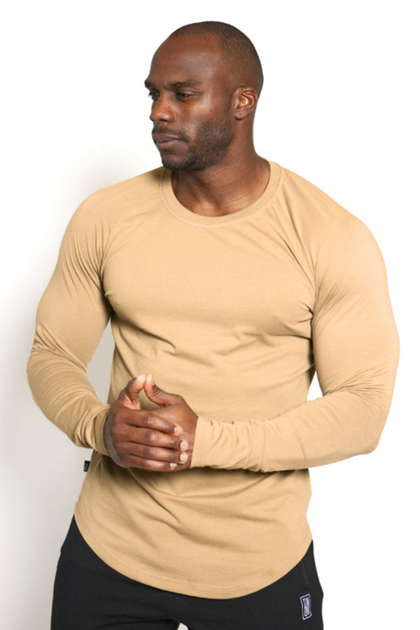 Scoop Long Sleeve Frosted Almond