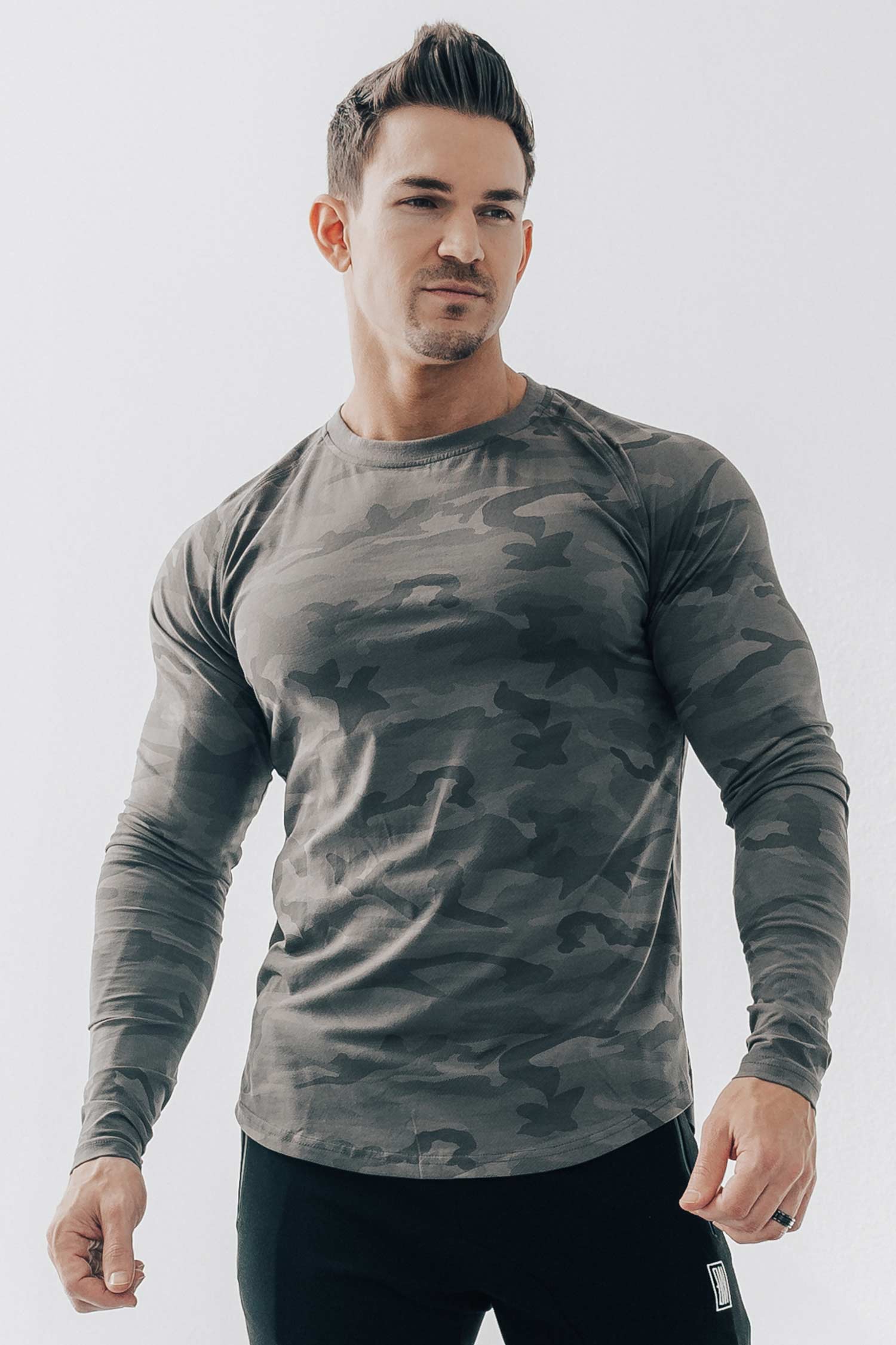 Scoop Long Sleeve Dark Camo