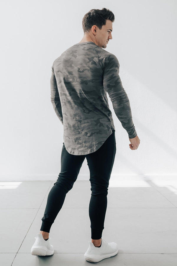 Scoop Long Sleeve Dark Camo