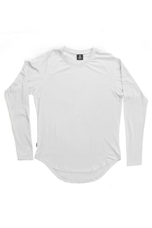 Scoop Long Sleeve White