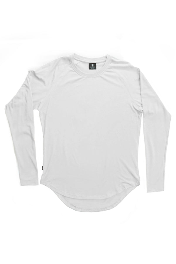 Scoop Long Sleeve White