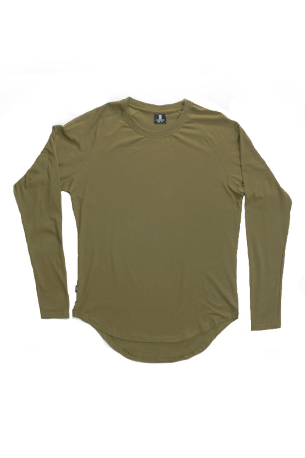Scoop Long Sleeve Khaki Green