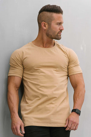 Straight Hem Tee Frosted Almond