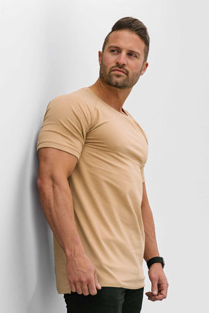 Straight Hem Tee Frosted Almond