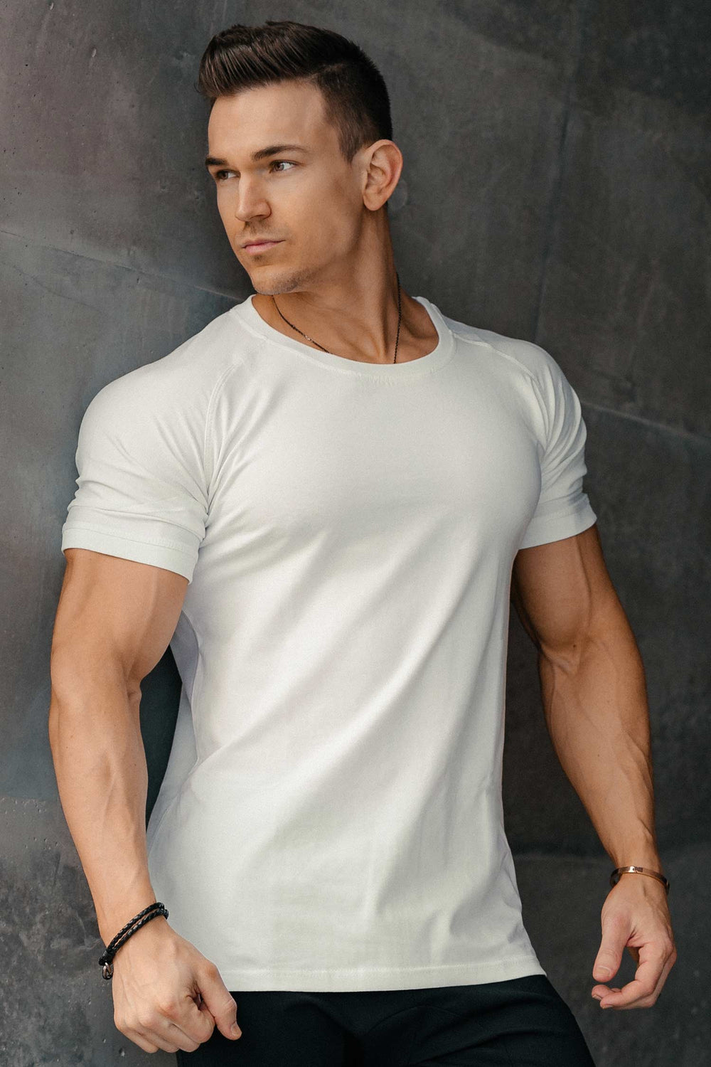 Straight Hem Tee White