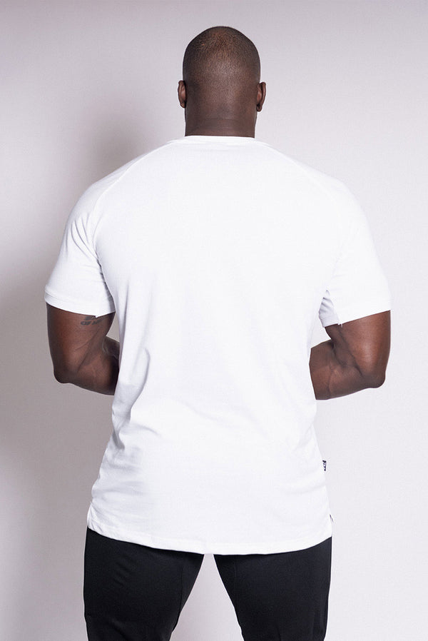 Straight Hem Tee White