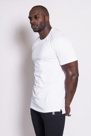 Straight Hem Tee White
