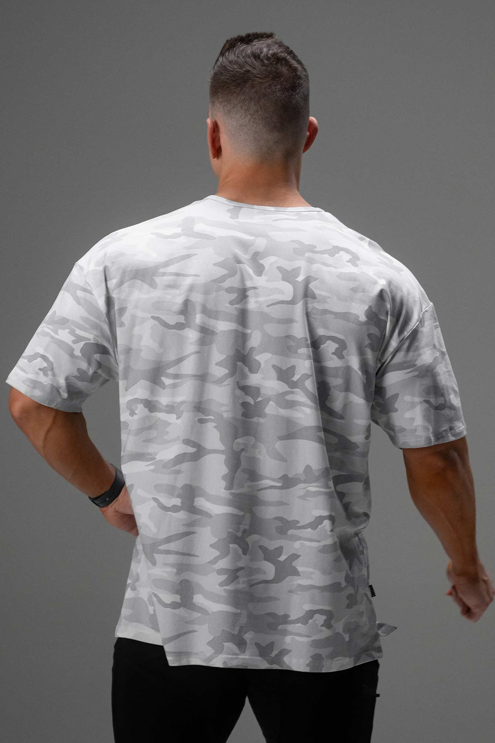Signature Oversized Tee White Camo