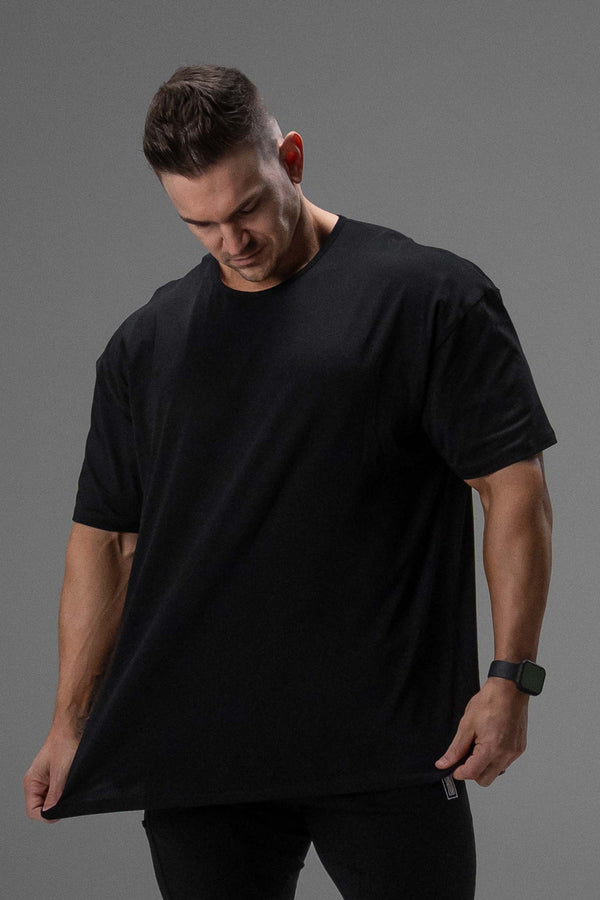 Signature Oversized Tee Black
