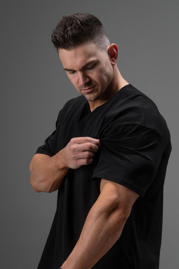 Signature Oversized Tee Black